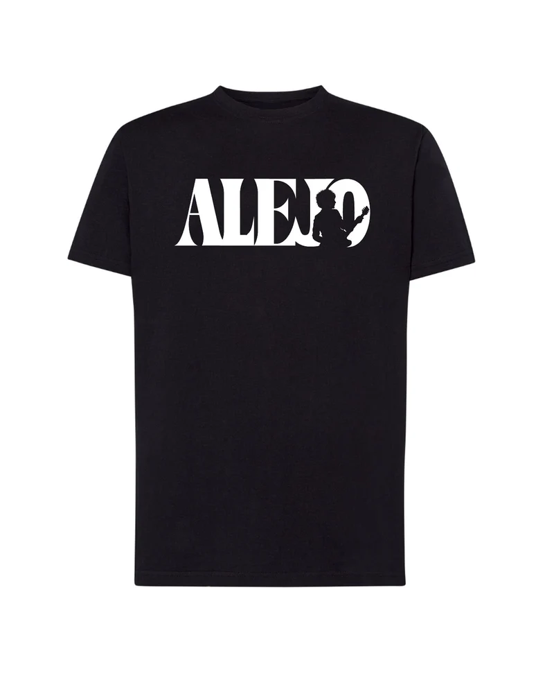 Alejo - Camiseta "Logo" Unisex Negra