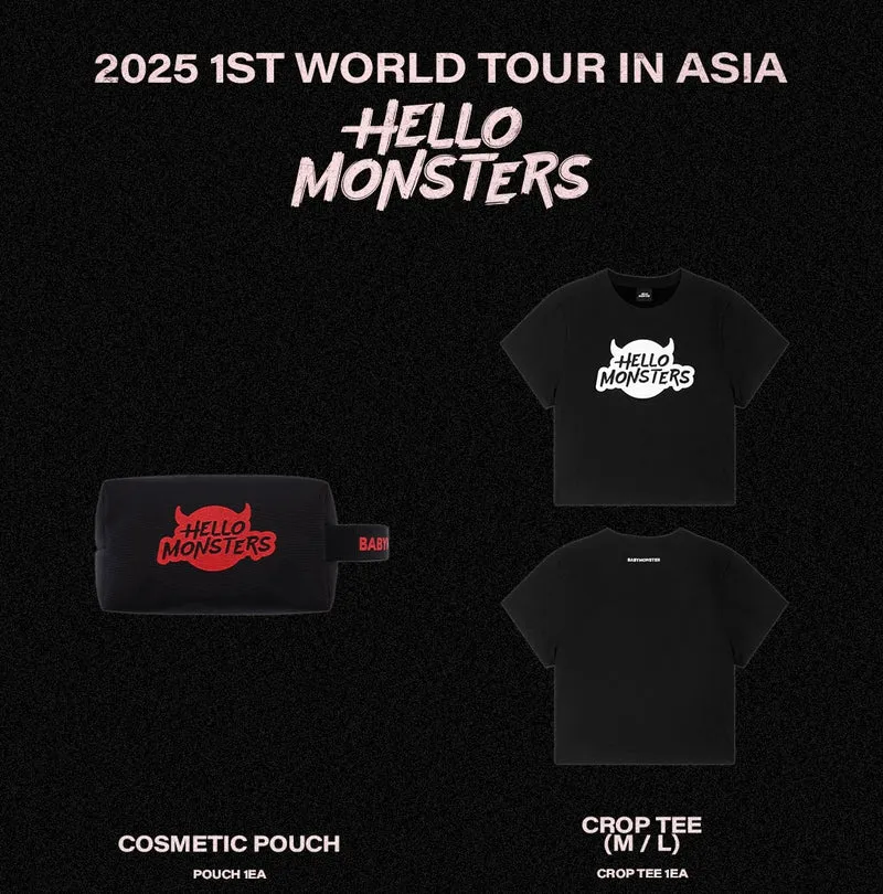 [BABYMONSTER] Hello Monsters 2025 1st World Tour In Asia Official Merchandise