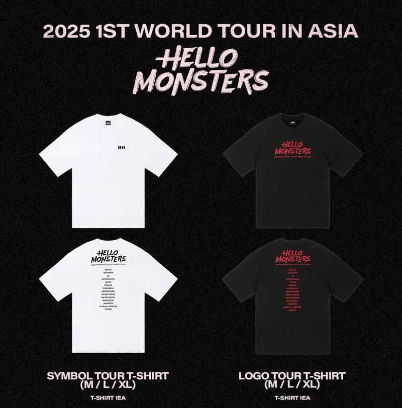 [BABYMONSTER] Hello Monsters 2025 1st World Tour In Asia Official Merchandise
