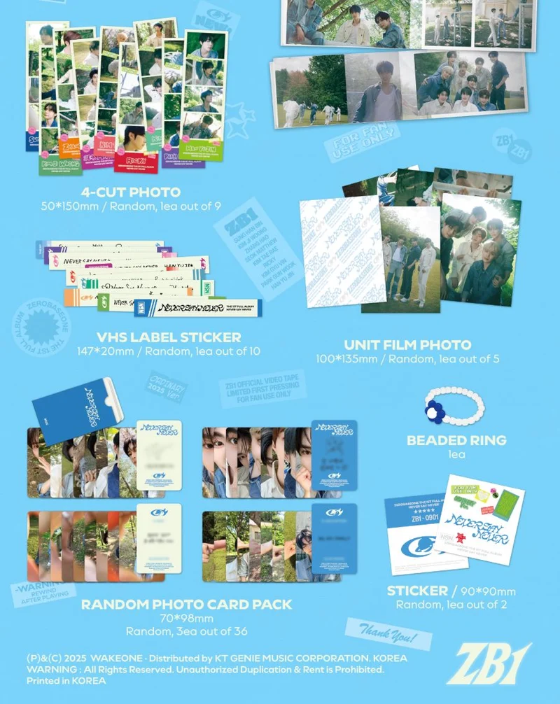 ZB1 - NEVER SAY NEVER (PHOTOBOOK VER.)