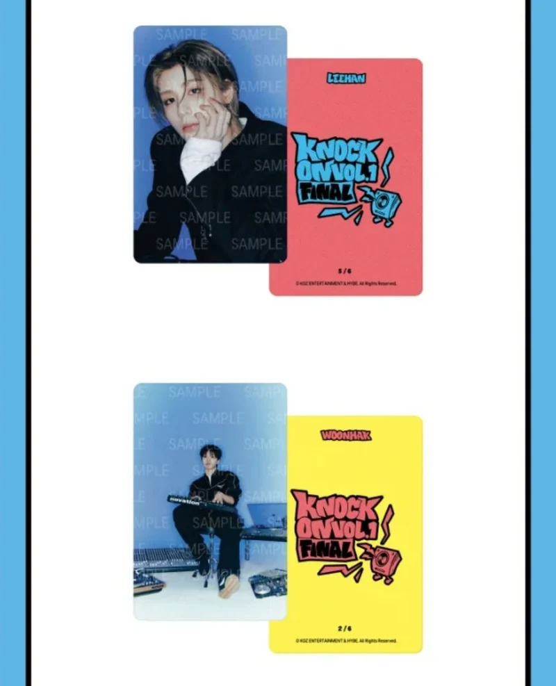BOYNEXTDOOR - PHOTOCARD (KNOCK ON VOL.1 FINAL OFFICIAL MD)