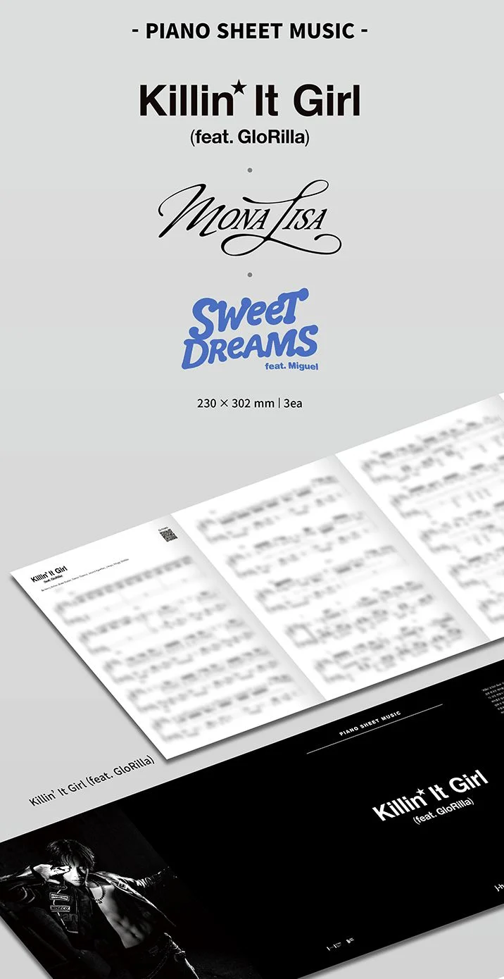 BTS - PIANO SHEET MUSIC : J-HOPE (PACKAGE)