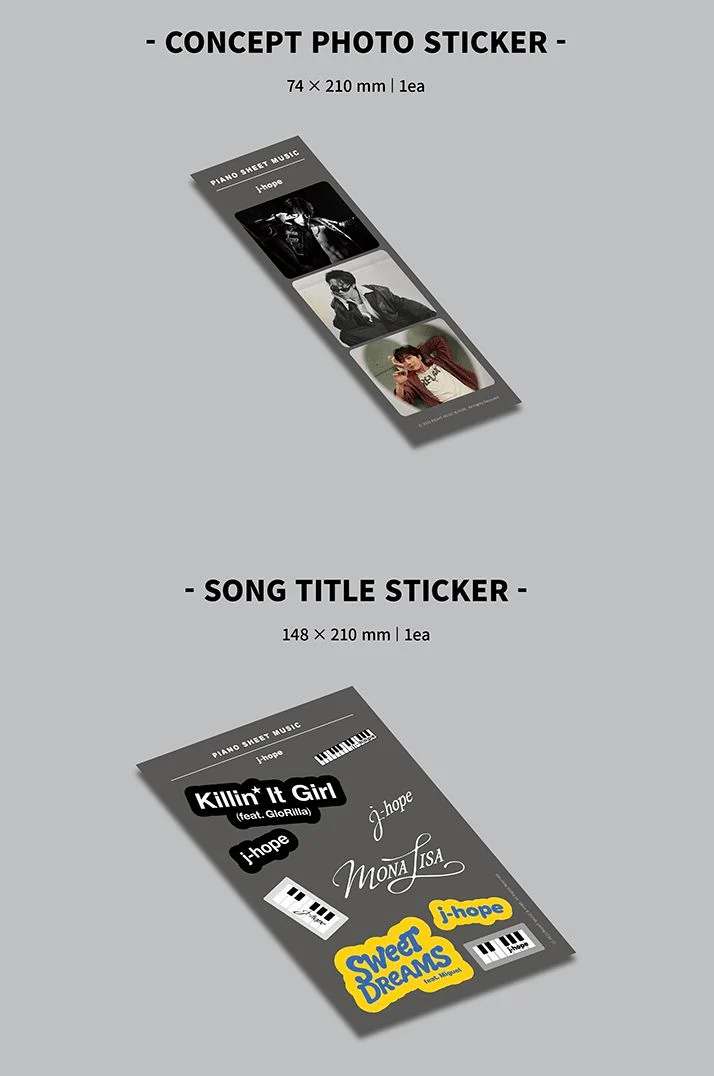 BTS - PIANO SHEET MUSIC : J-HOPE (PACKAGE)
