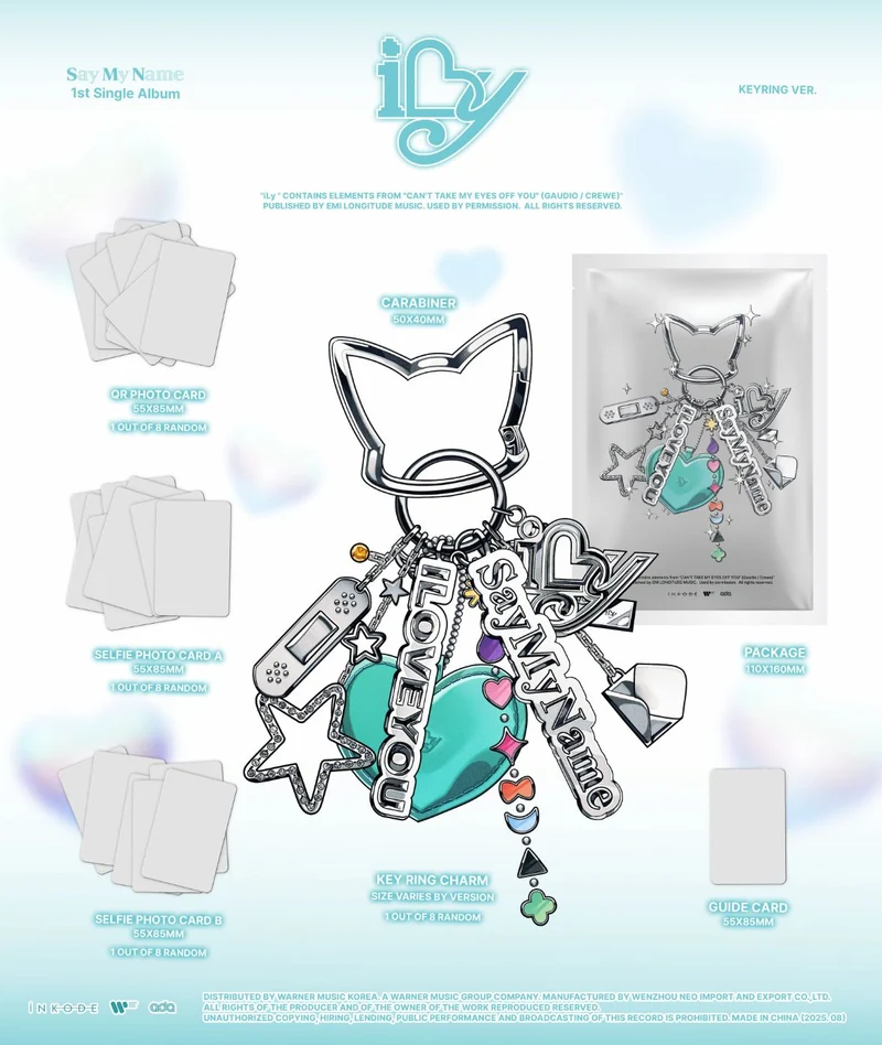 SAY MY NAME - ILY (KEYRING VER.)