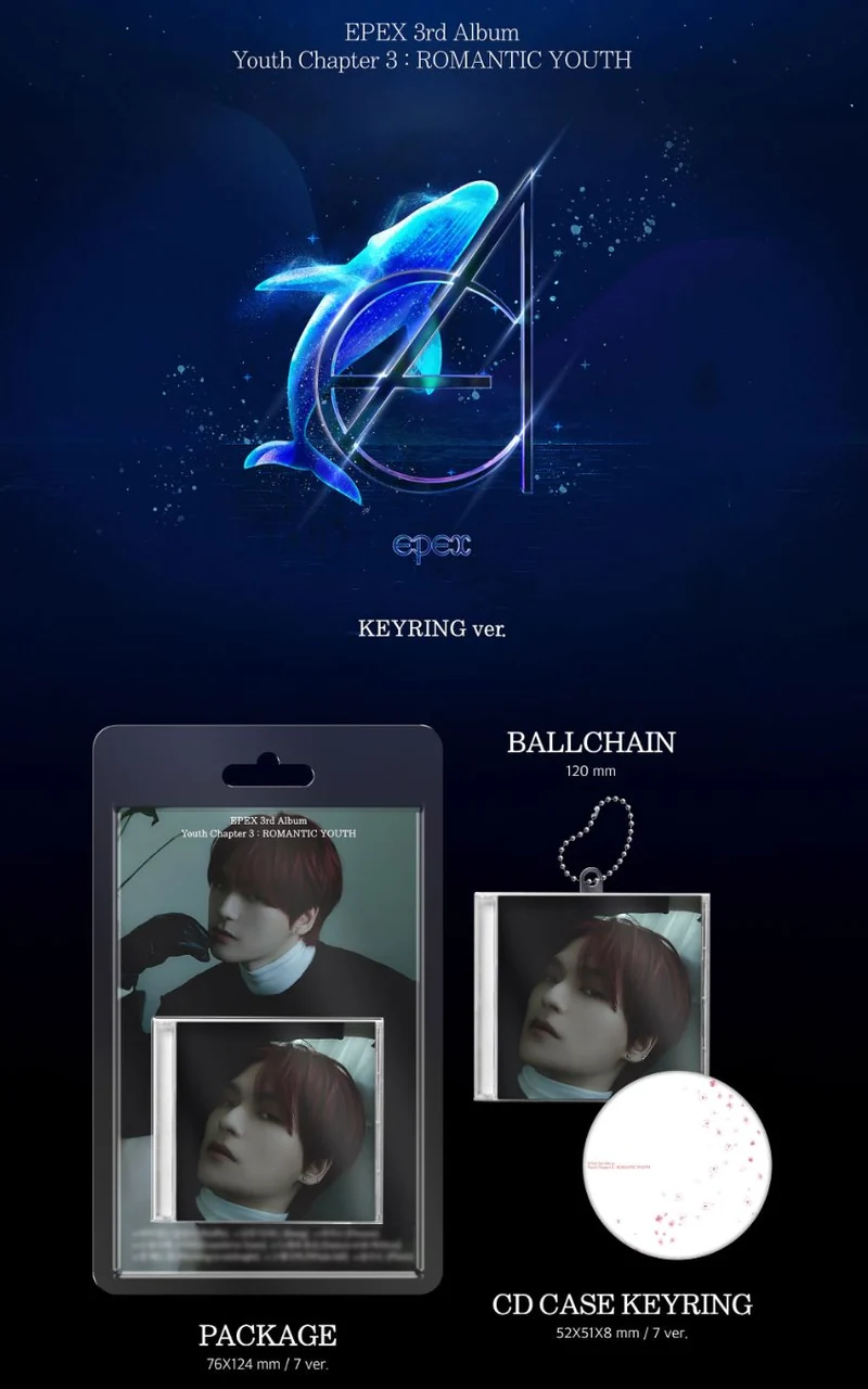 EPEX - YOUTH CHAPTER 3 : ROMANTIC YOUTH (KEYRING VER.)