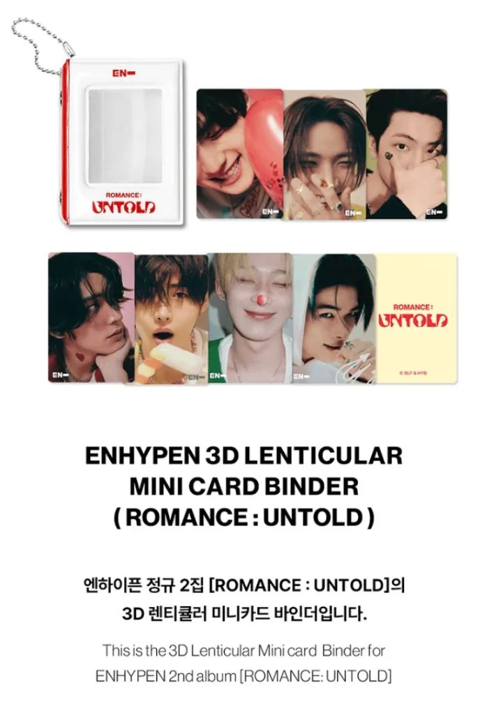 ENHYPEN - LENTICULAR MINI CARD (ROMANCE : UNTOLD OFFICIAL MD)