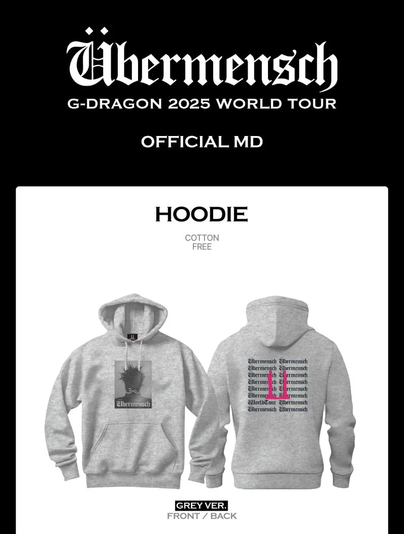 G-DRAGON - CLOTHES (2025 WORLD TOUR 'ÜBERMENSCH' OFFICIAL MD)