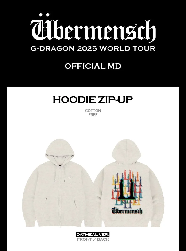 G-DRAGON - CLOTHES (2025 WORLD TOUR 'ÜBERMENSCH' OFFICIAL MD)