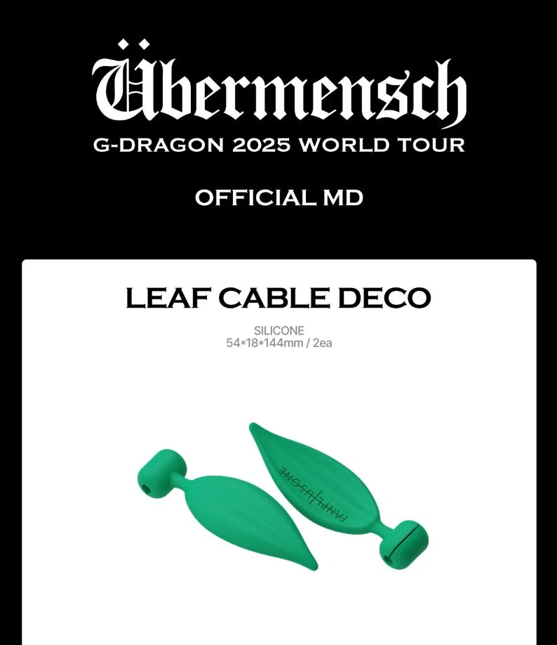 G-DRAGON - LIGHT STICK ACCESSOIRES (2025 WORLD TOUR 'ÜBERMENSCH' OFFICIAL MD)
