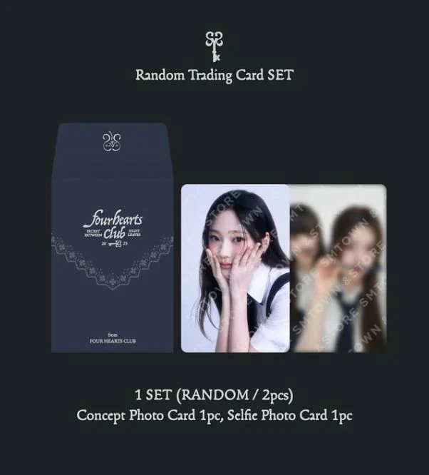 HEARTS2HEARTS - RANDOM TRADING CARD SET ('FOUR HEARTS CLUB' MD COLLECTION)