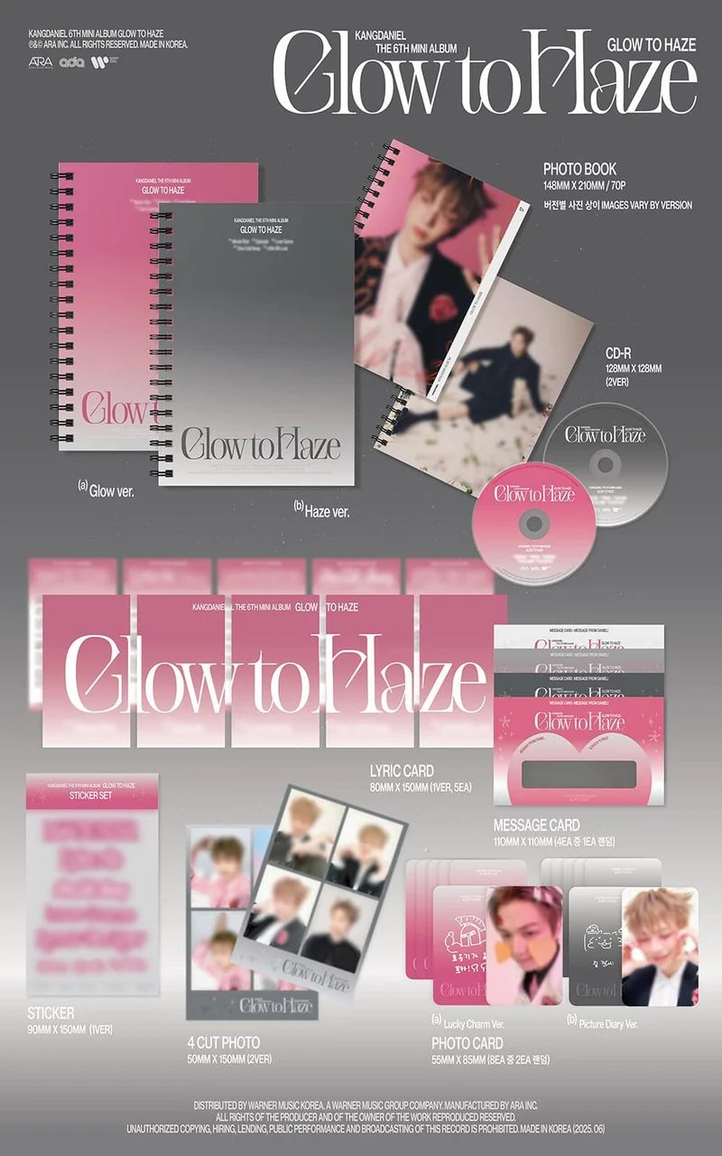 KANG DANIEL - GLOW TO HAZE (PHOTO BOOK VER.)