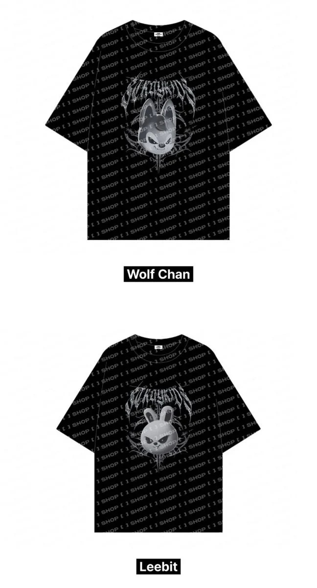 STRAY KIDS - EVIL SKZOO T-SHIRT (DOMINATE WORLD TOUR OFFICIAL MD)