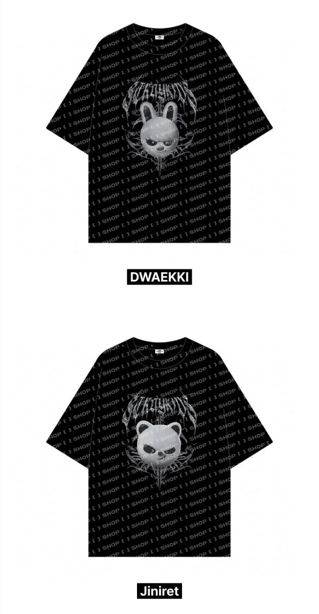 STRAY KIDS - EVIL SKZOO T-SHIRT (DOMINATE WORLD TOUR OFFICIAL MD)