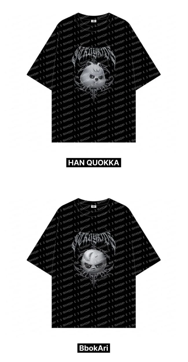 STRAY KIDS - EVIL SKZOO T-SHIRT (DOMINATE WORLD TOUR OFFICIAL MD)