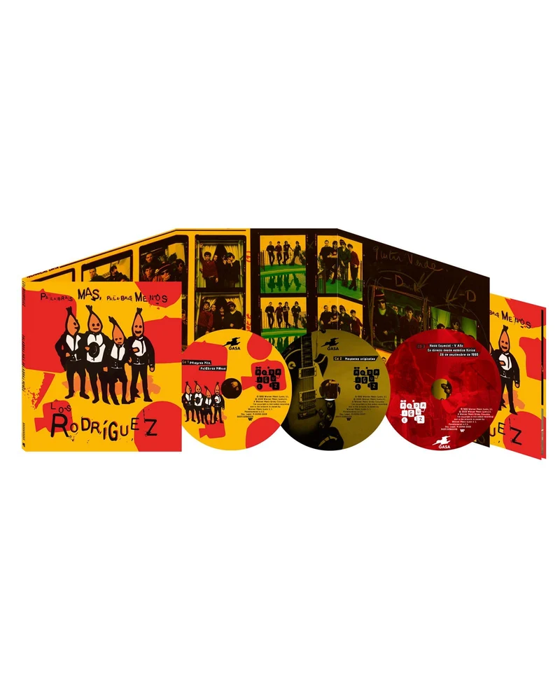 Los Rodríguez - 3CD "Palabras más, palabras menos (30 Aniversario)"