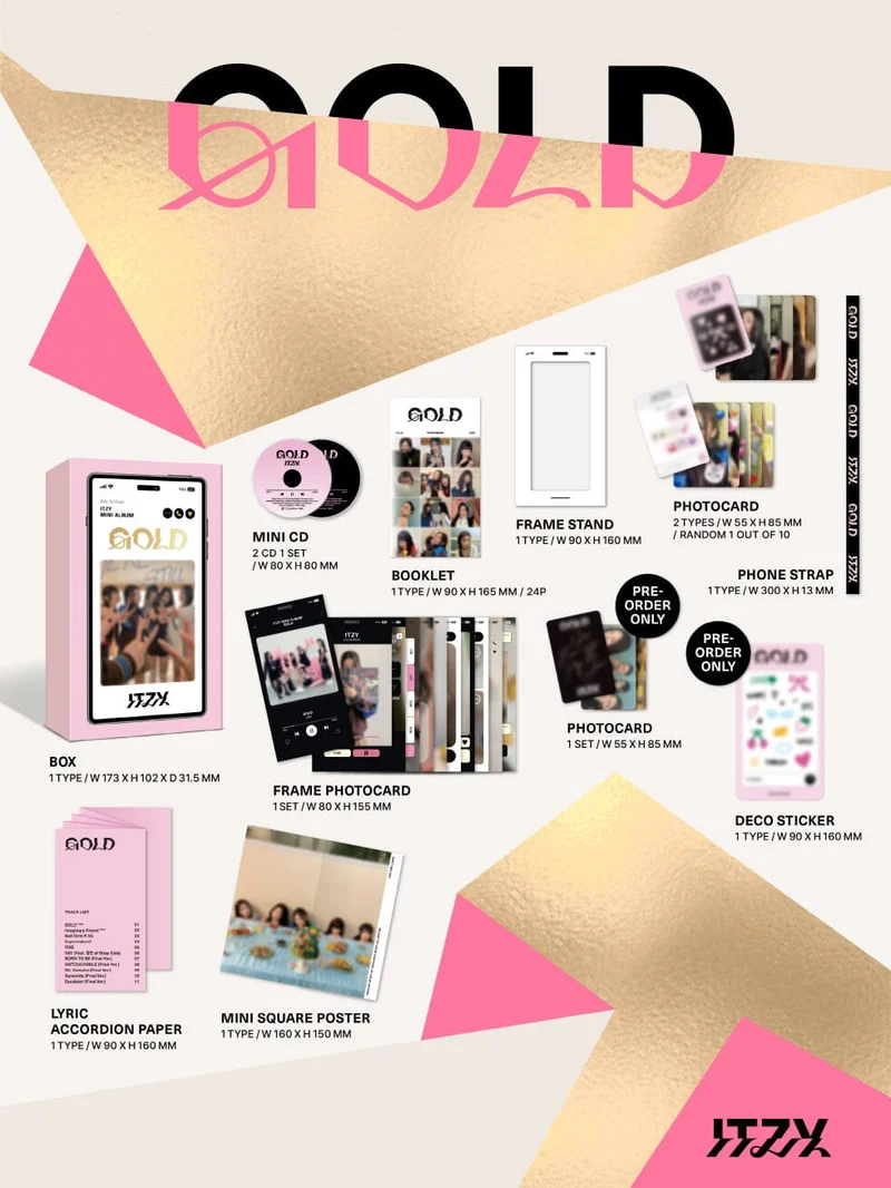 ITZY - GOLD (PHONE BOX VER.)