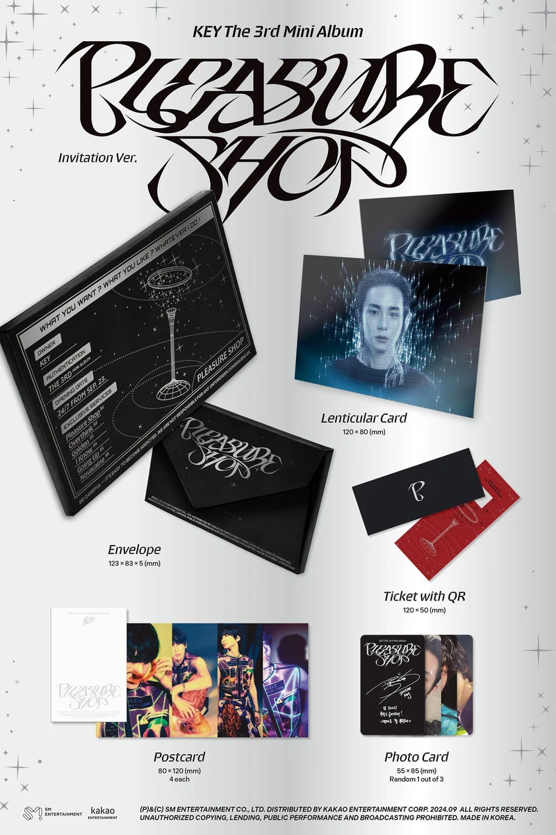 KEY (SHINEE) - PLEASURE SHOP (INVITATION VER.)