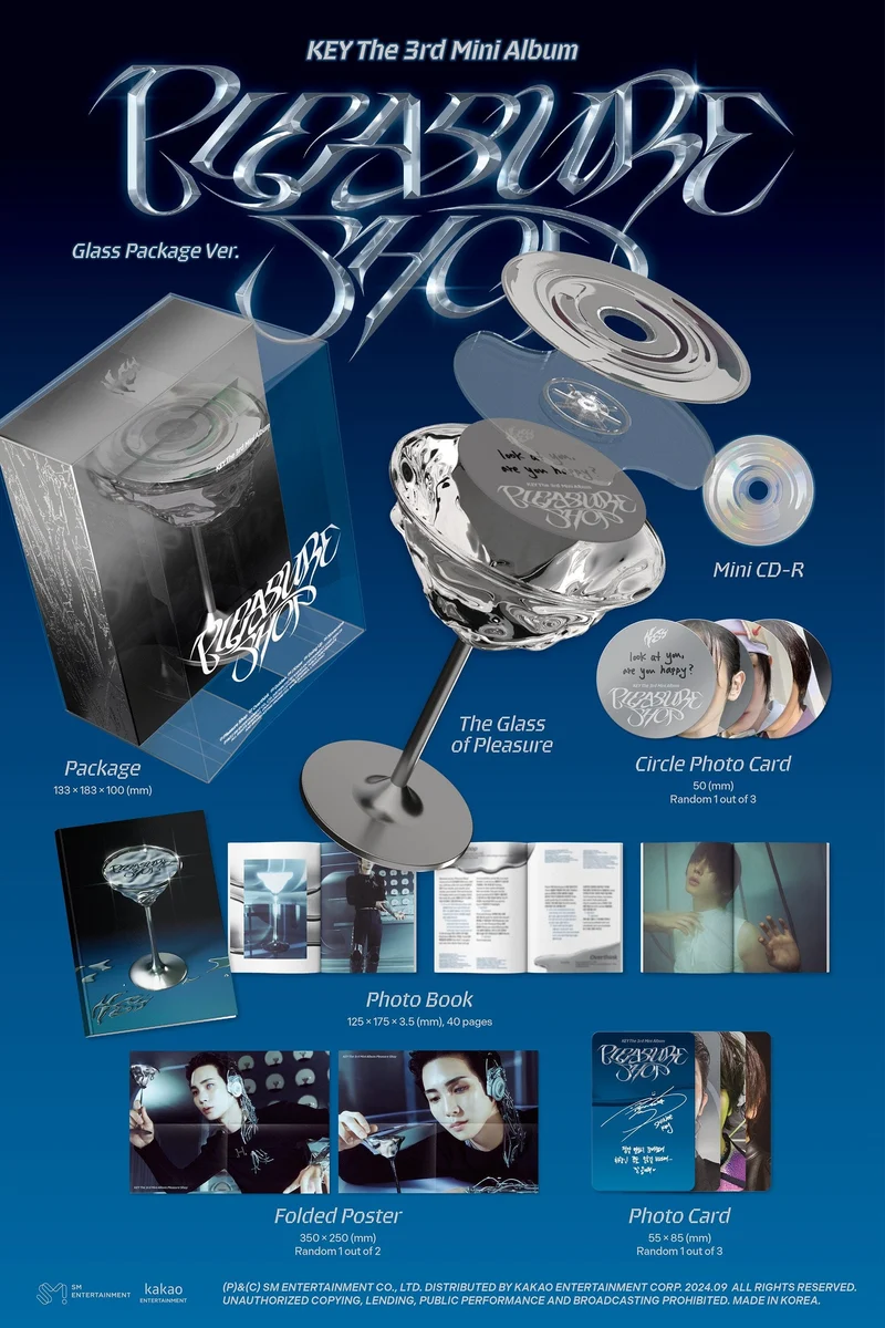 KEY (SHINEE) - PLEASURE SHOP (GLASS PACKAGE VER.)