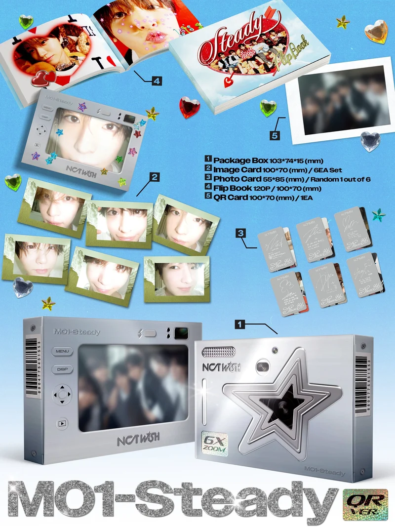 NCT WISH - STEADY (QR VER.)