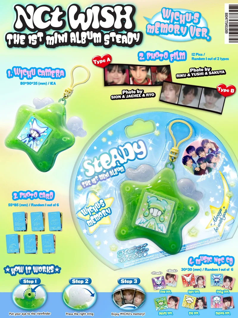 NCT WISH - STEADY (KEYRING VER.)