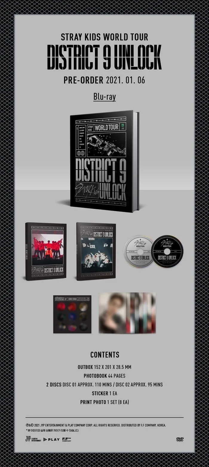 STRAY KIDS - WORLD TOUR 'DISTRICT 9 UNLOCK' (BLU-RAY)