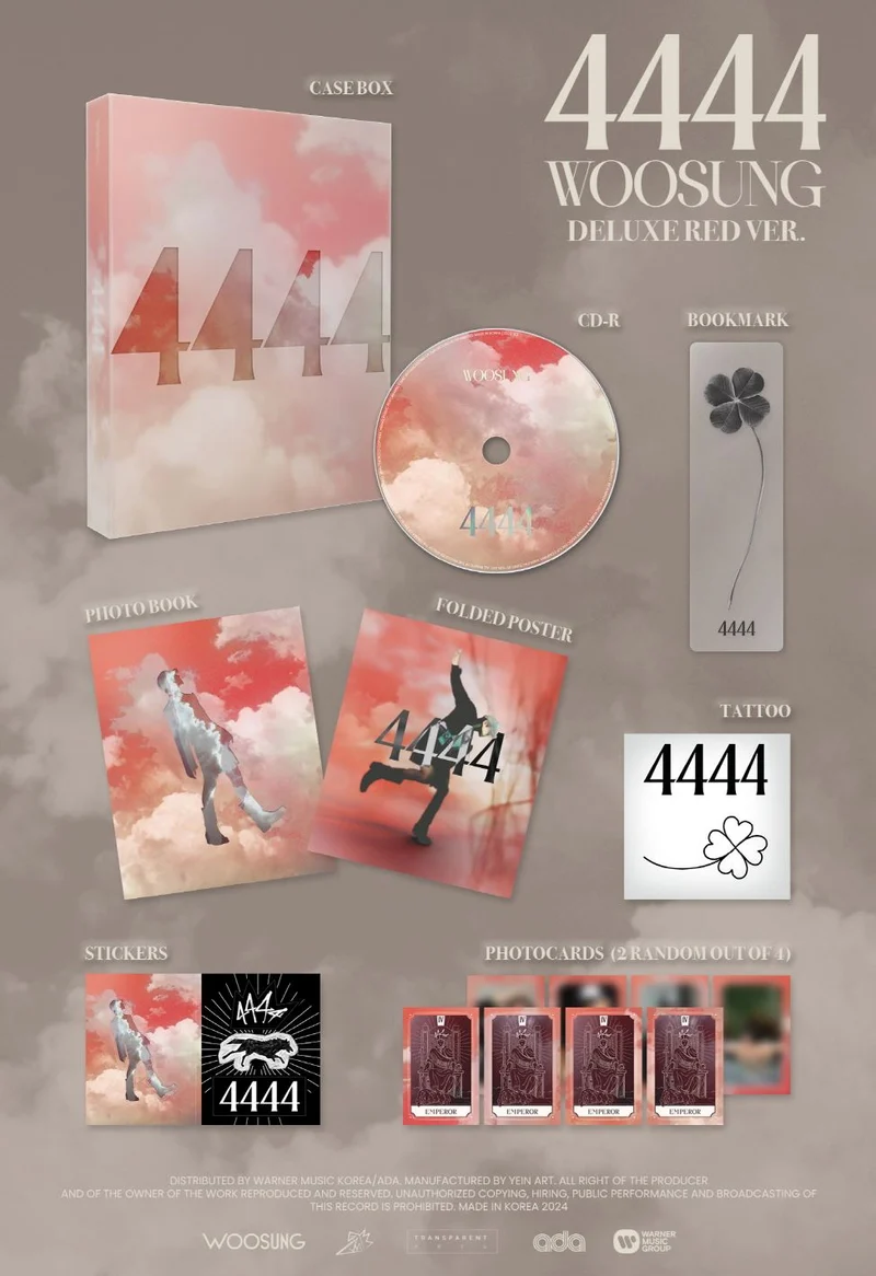 WOOSUNG (THE ROSE) - 4444 (DELUXE VER.)