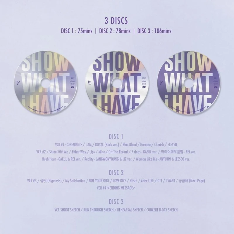 IVE - THE 1ST WORLD TOUR 'SHOW WHAT I HAVE' (DVD/ BLU-RAY/ KIT)