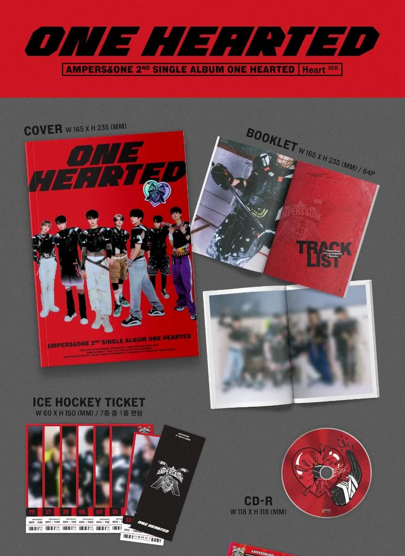 AMPERS&ONE - ONE HEARTED (2ND SINGLE ALBUM)
