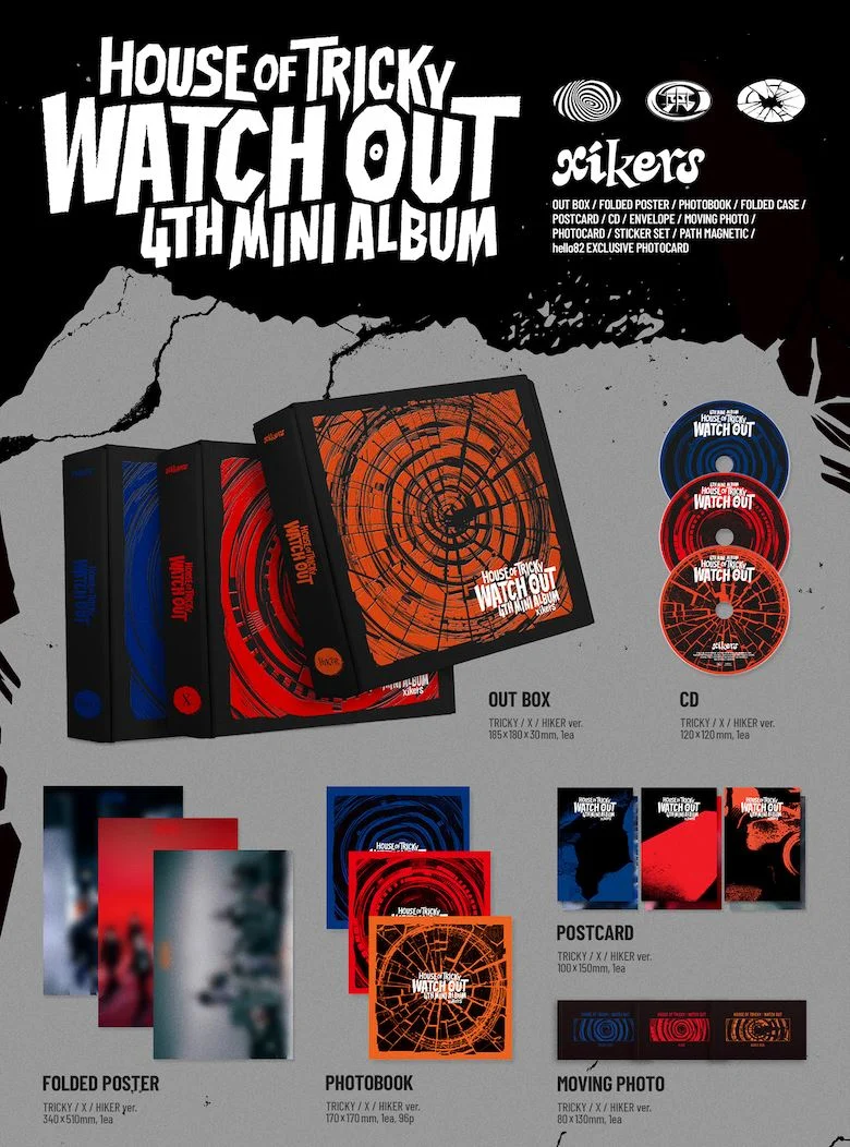 XIKERS - HOUSE OF TRICKY WATCH OUT (4TH MINI ALBUM)