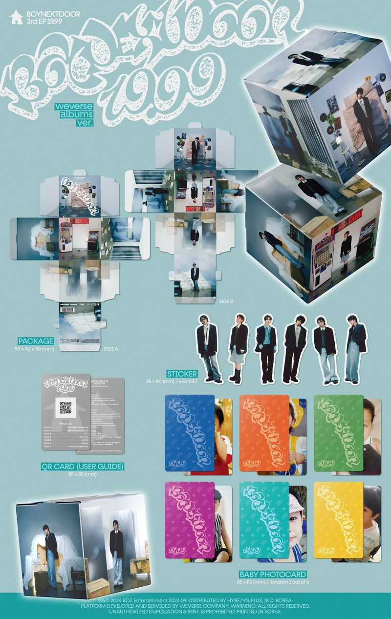BOYNEXTDOOR - 19.99 (3RD EP) WEVERSE ALBUMS VER.