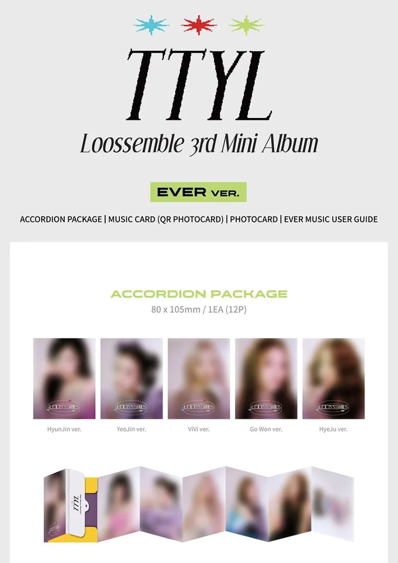 LOOSSEMBLE - TTYL (3RD MINI ALBUM) EVER VER.