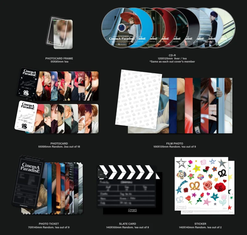 ZB1 - CINEMA PARADISE (THE 4TH MINI ALBUM) DIGIPACK VER.
