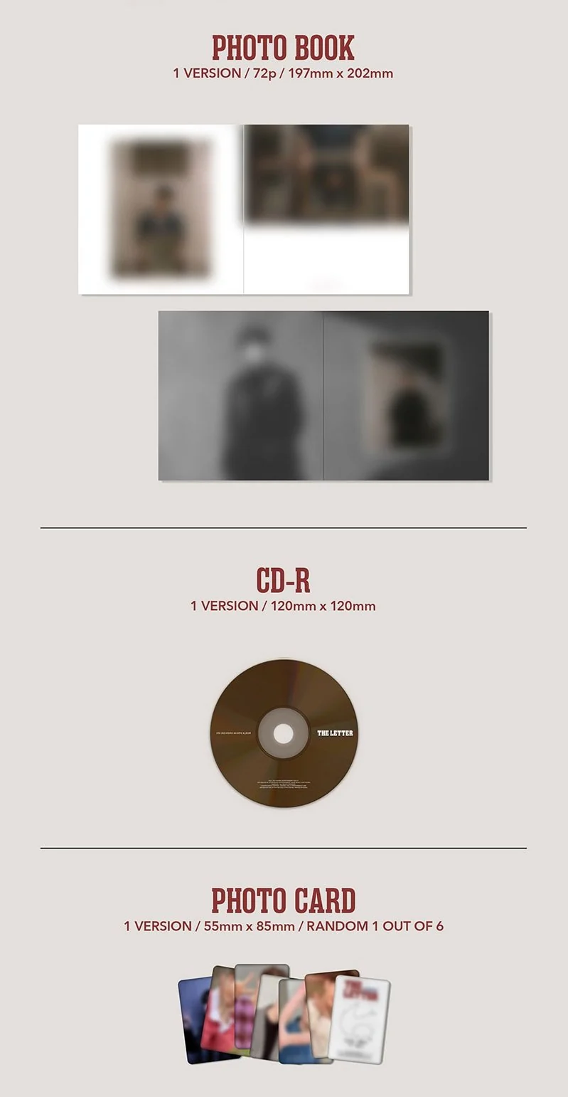 KIM JAE HWAN - THE LETTER (4th Mini)