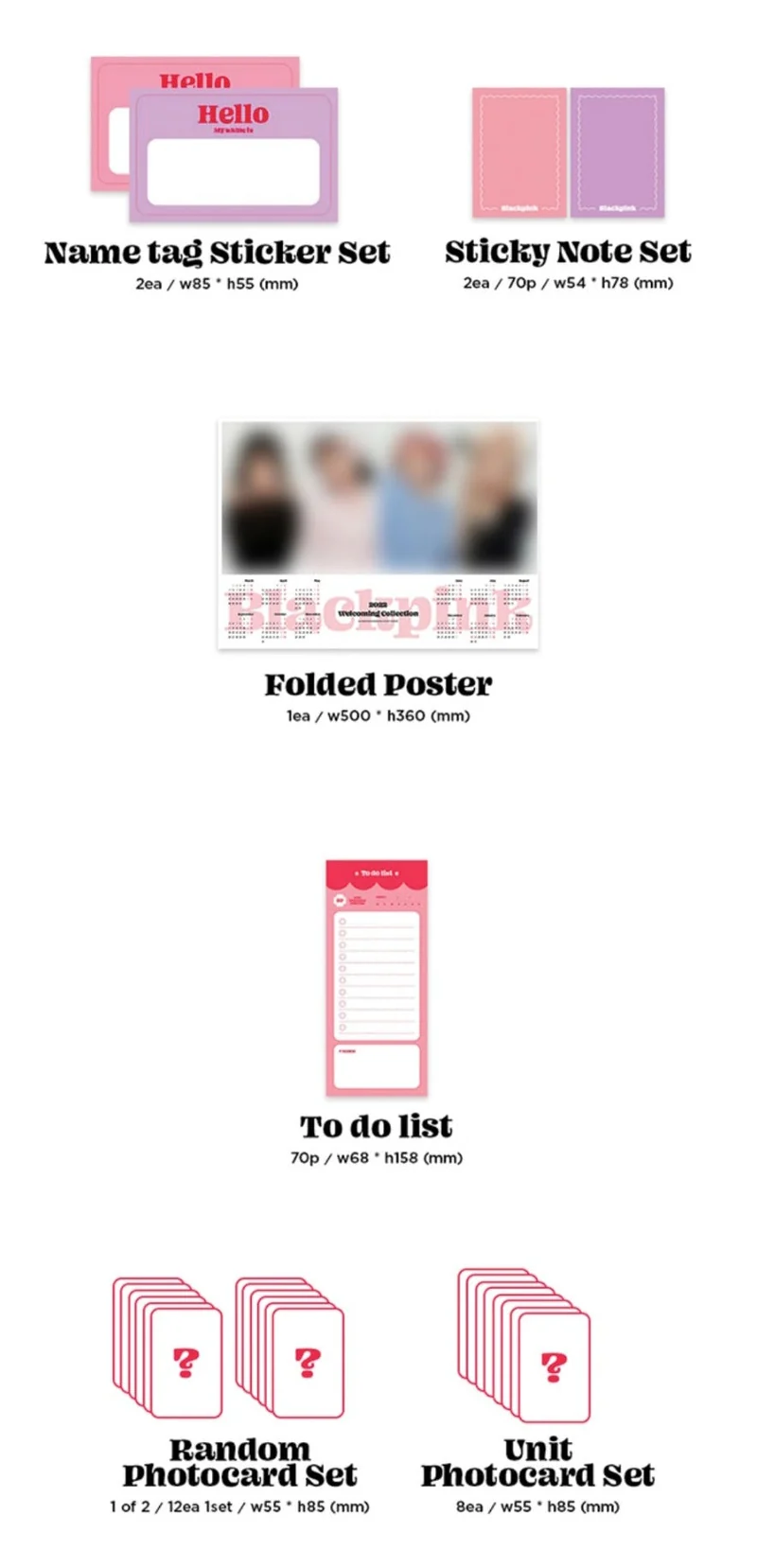BLACKPINK - 2022 Welcoming Collection