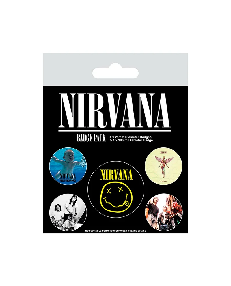 Nirvana - Pack de chapas "Iconic"