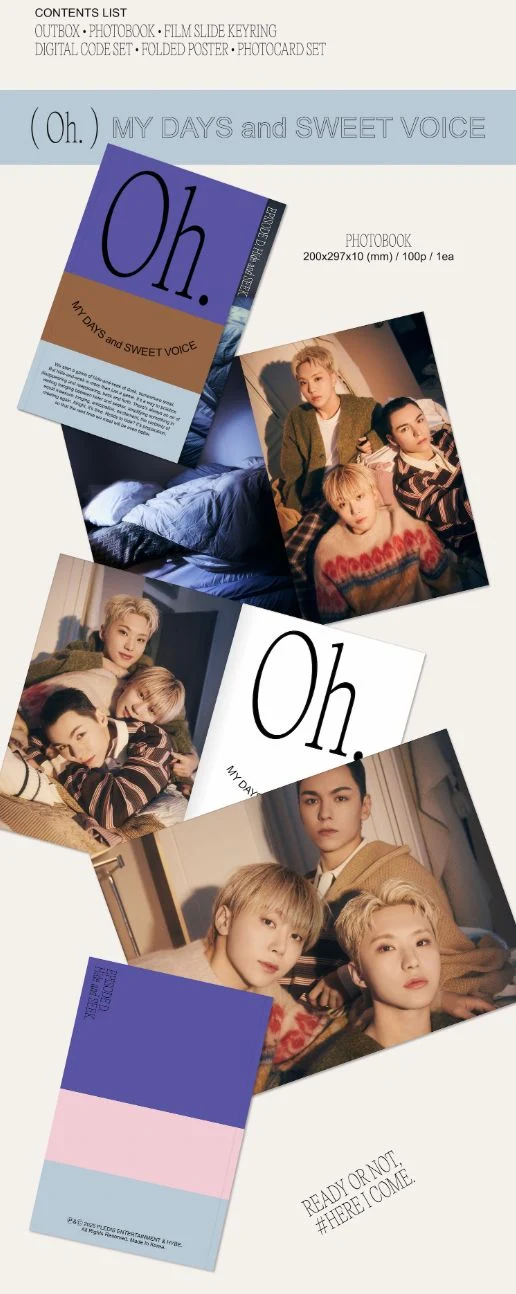SEVENTEEN - UNIT PHOTOBOOK C & D (EPISODE: OH, MY DAYS AND SWEET VOICE)