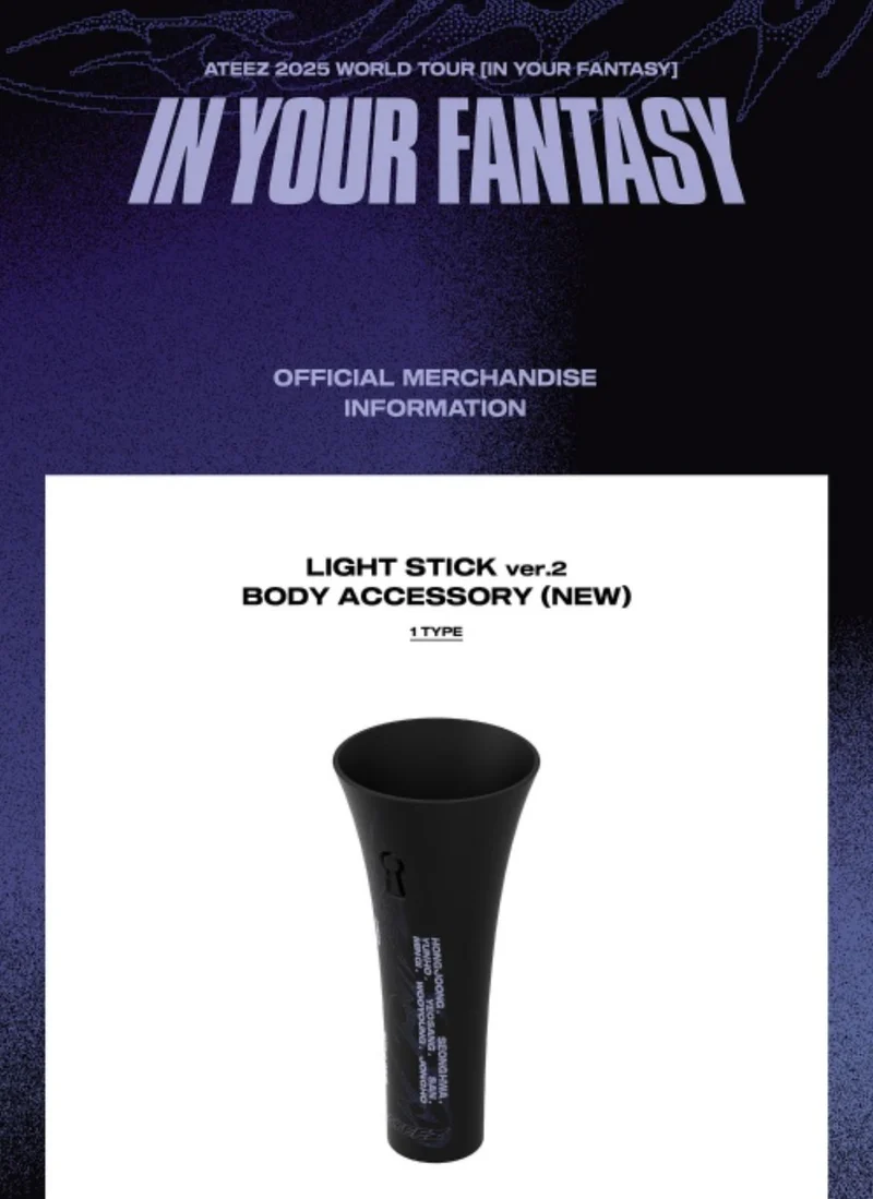 ATEEZ - 2025 WORLD TOUR 'IN YOUR FANTASY' IN INCHEON OFFICIAL MD