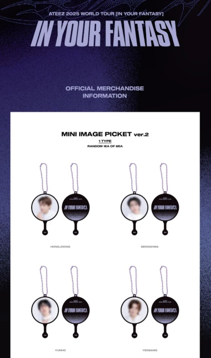 ATEEZ - 2025 WORLD TOUR 'IN YOUR FANTASY' IN INCHEON OFFICIAL MD