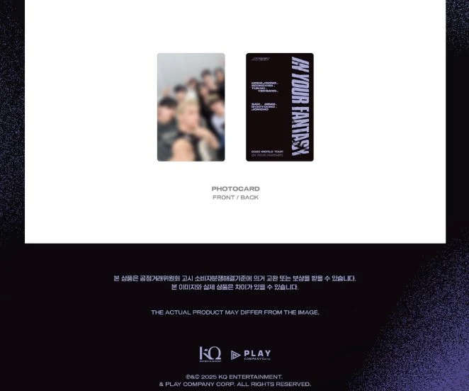 ATEEZ - 2025 WORLD TOUR 'IN YOUR FANTASY' IN INCHEON OFFICIAL MD