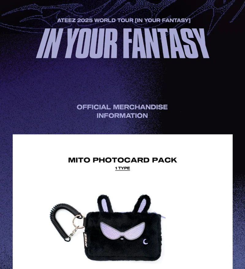 ATEEZ - 2025 WORLD TOUR 'IN YOUR FANTASY' IN INCHEON OFFICIAL MD
