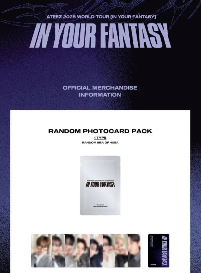 ATEEZ - 2025 WORLD TOUR 'IN YOUR FANTASY' IN INCHEON OFFICIAL MD