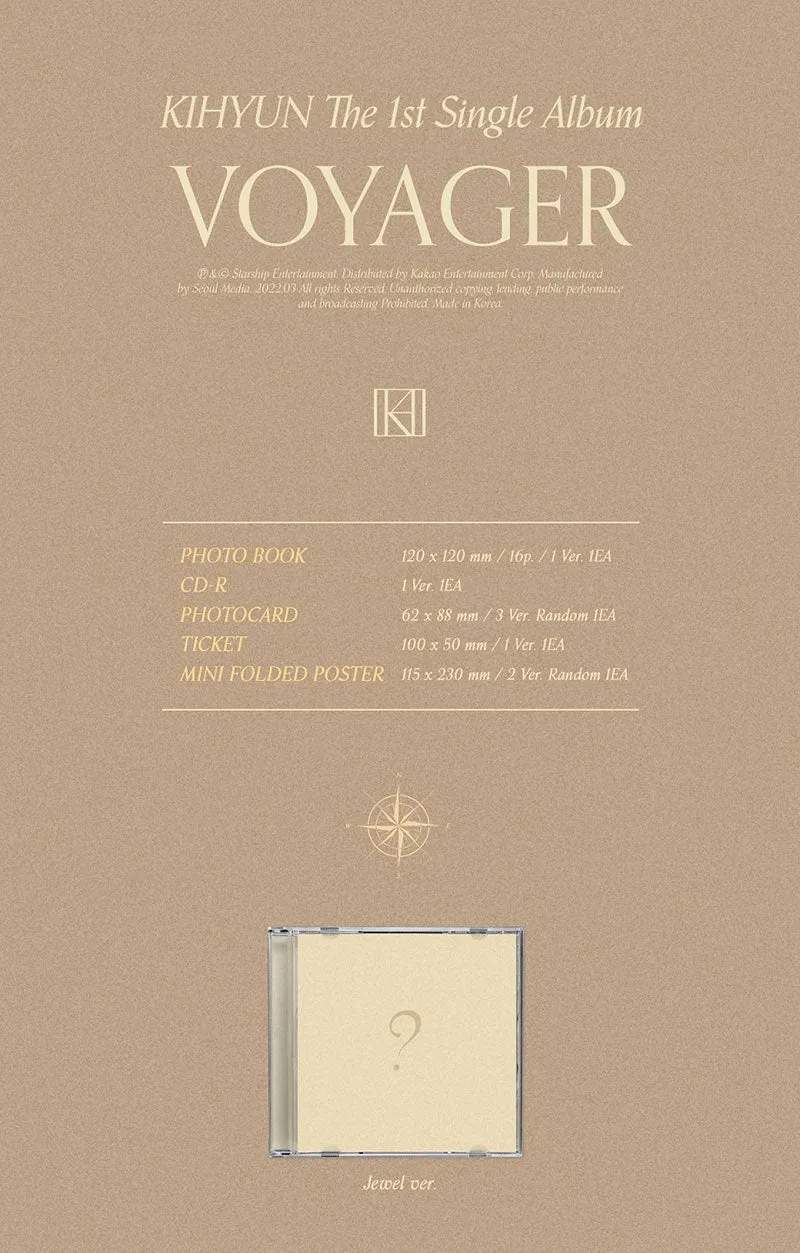 KIHYUN - VOYAGER (JEWEL CASE VER.)