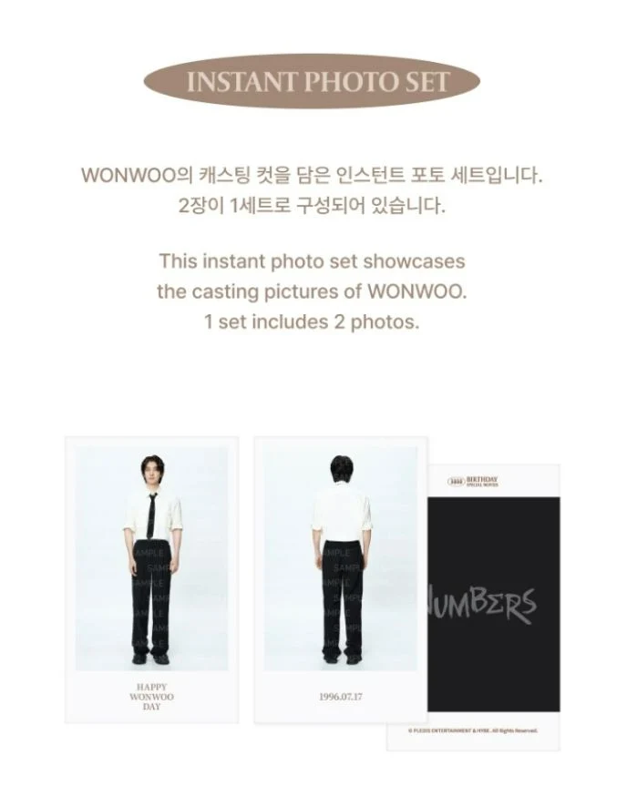 WONWOO (SEVENTEEN) - HAPPY WONWOO DAY BIRTHDAY BOX VER.4