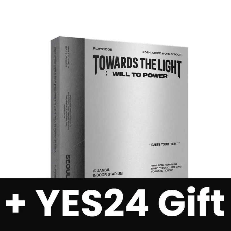 ATEEZ - 2024 WORLD TOUR 'TOWARDS THE LIGHT : WILL TO POWER' IN SEOUL (PLAYCODE) + YES24 Gift