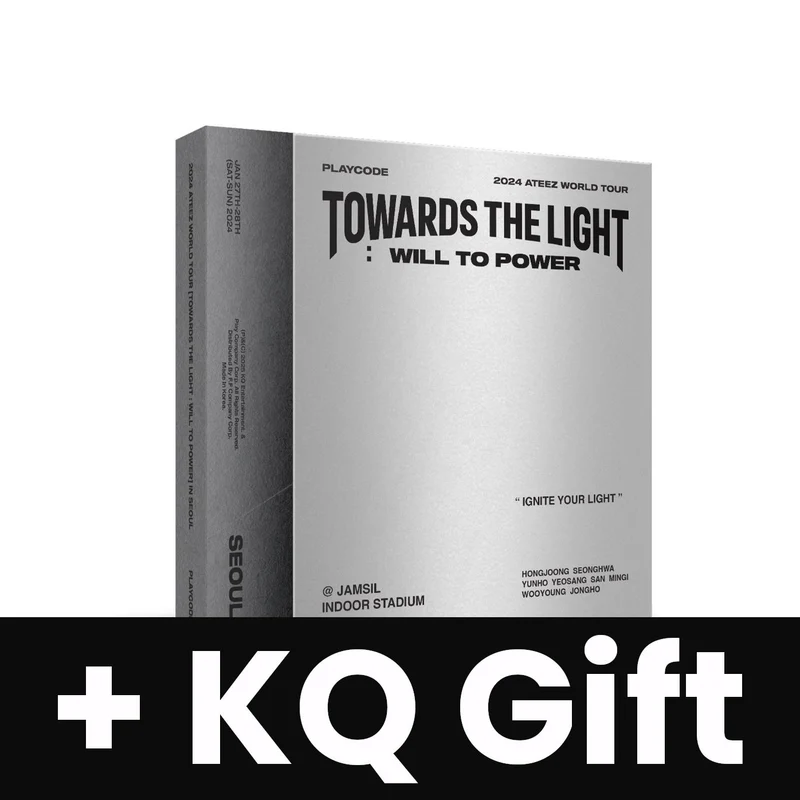 ATEEZ - 2024 WORLD TOUR 'TOWARDS THE LIGHT : WILL TO POWER' IN SEOUL (PLAYCODE) + KQ Gift