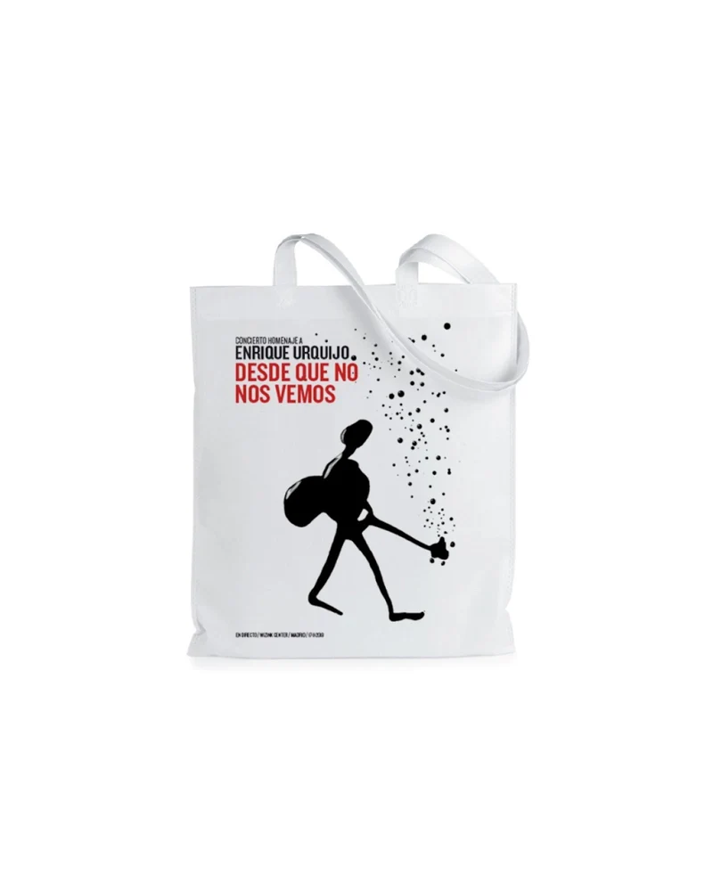 Los Secretos - Bolsa Tela "Desde Que No Nos Vemos" Blanca