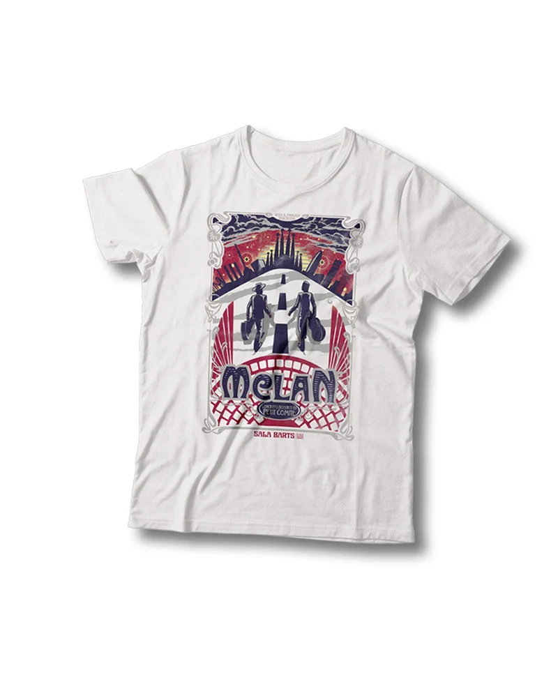 M Clan - Camiseta "Acústico En Petit Comité" Blanca