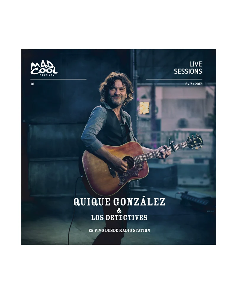 Quique González - 2LP Vinilo + DVD "En vivo desde Radio Station"