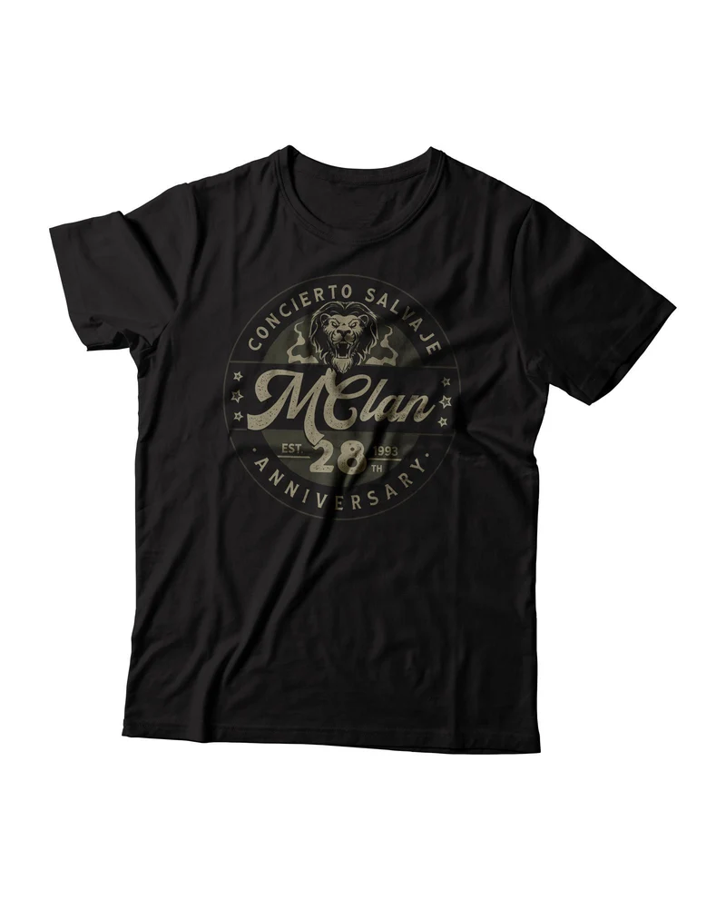 M Clan - Camiseta "Concierto Salvaje" Unisex