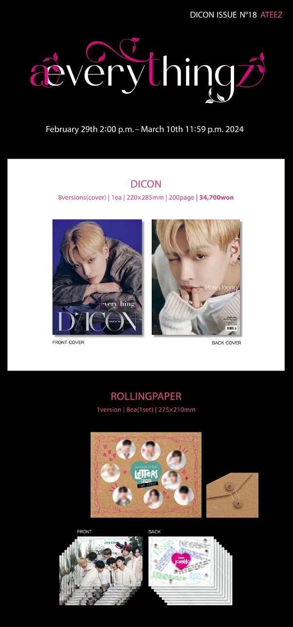 ATEEZ - DICON ISSUE N°18 (ÆVERYTHINGZ)